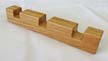 Barrel rack for leaning guns against